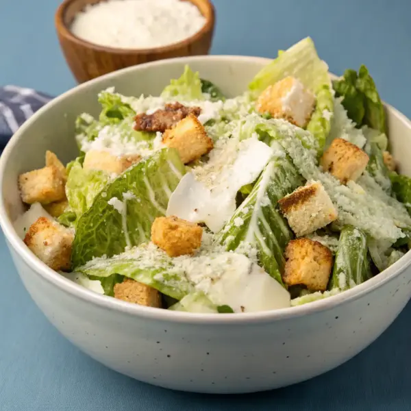 Caesar Salad with Vegan Dressing